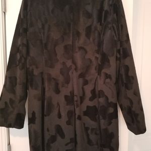 Women's MUDD vintage style velour coat
